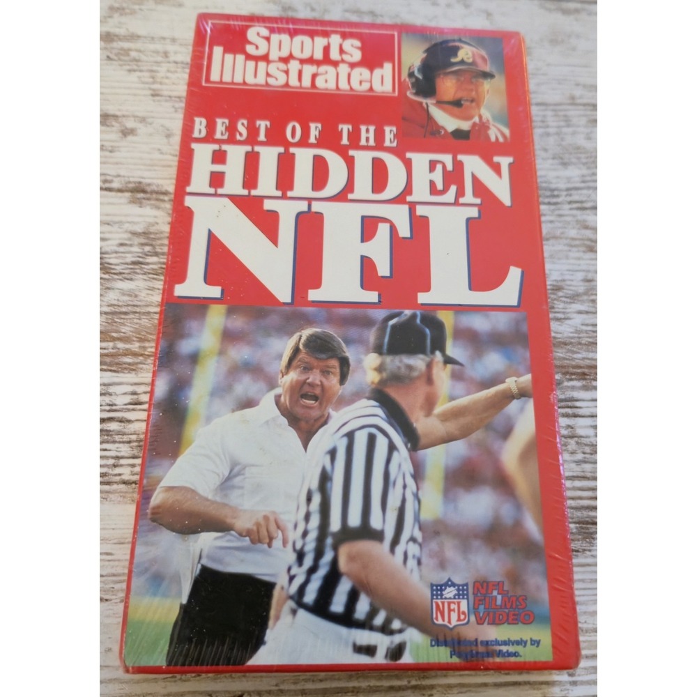 Sports Illustrated Best of the Hidden NFL 1993 VHS NFL Films Factory Sealed NEW